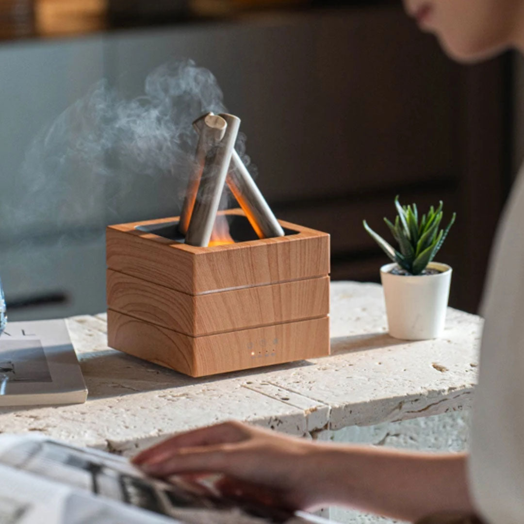 Bålild Duftspreder - Flammeeffekt Aromadiffuser - - Home Decor - {{ product_tags }