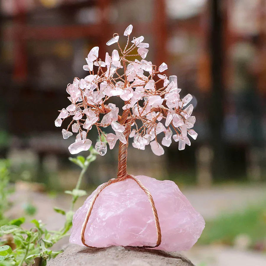 Bonsai Feng Shui dekorationer - Rosa kvarts - house & garden - {{ product_tags }