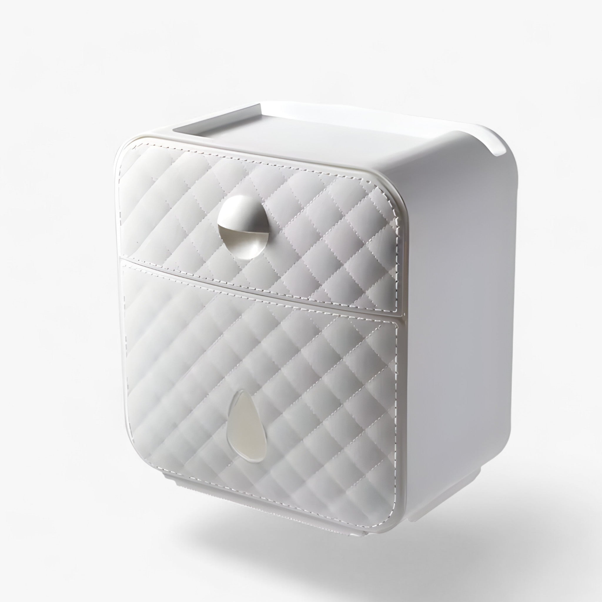 Toalettrulleholder | Vandtæt dispenser - Opbevaringsløsning til badeværelset - B-Hvid - house & garden - {{ product_tags }