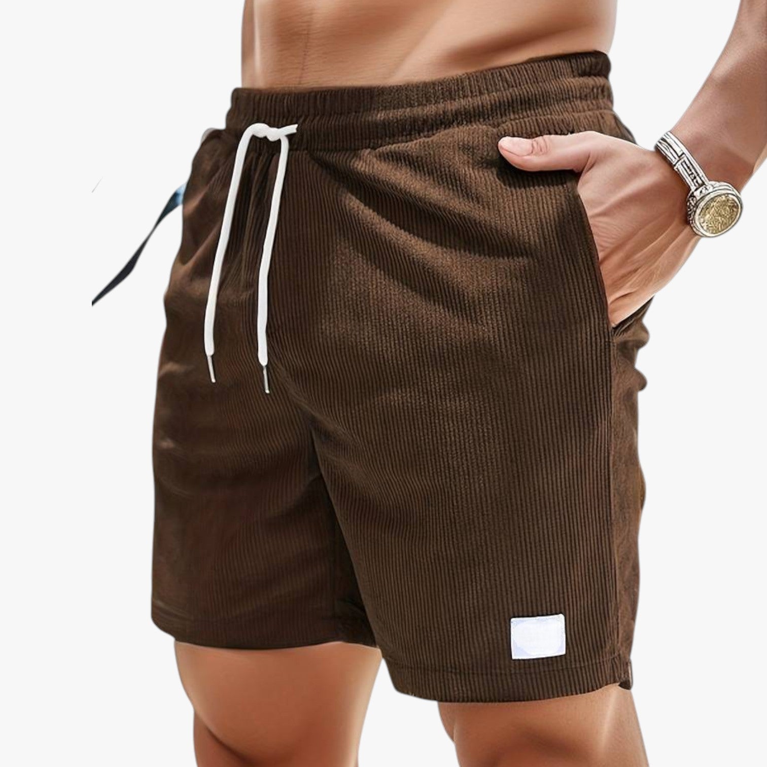 Marquis | Komfortable shorts - ideelle til afslappede dage og dynamiske aktiviteter - Kaffe - men's fashion - {{ product_tags }