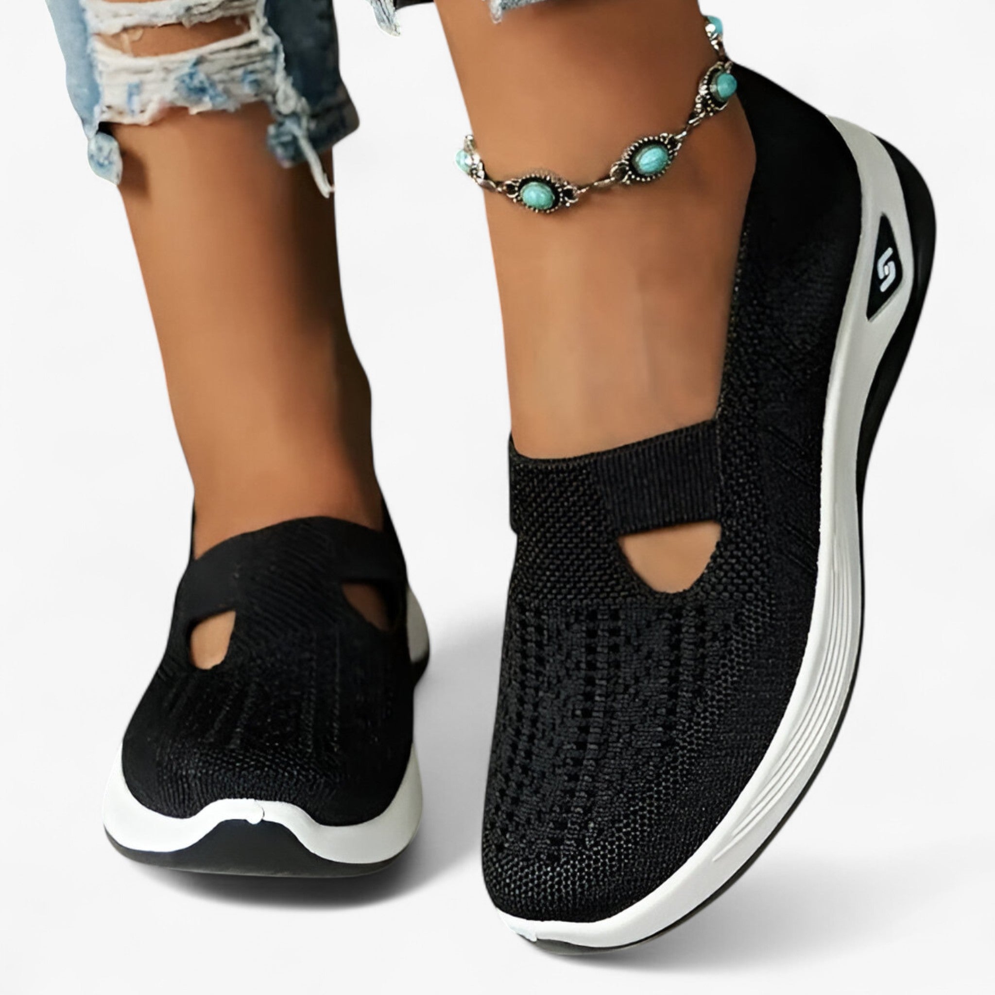 Clare | Bløde sko – Letvægts og støddæmpende - Sort - shoes - {{ product_tags }