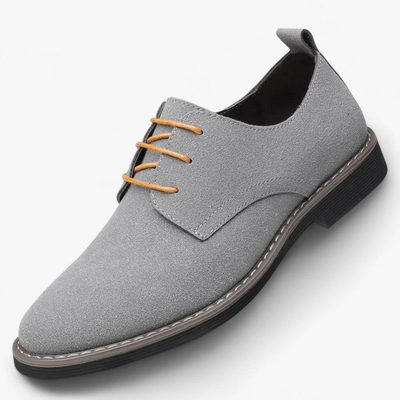 Filbert - Ruskindssnøresko i læder til mænd - Grå - men's fashion - {{ product_tags }