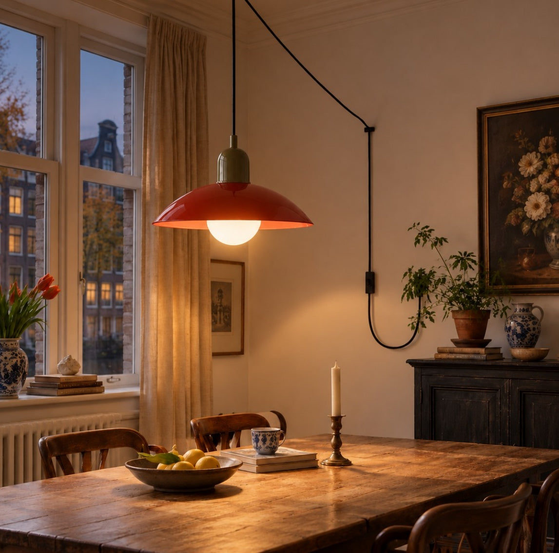 Mid Century Bauhaus Stikkontakt Pendellampe - - Home Decor - {{ product_tags }