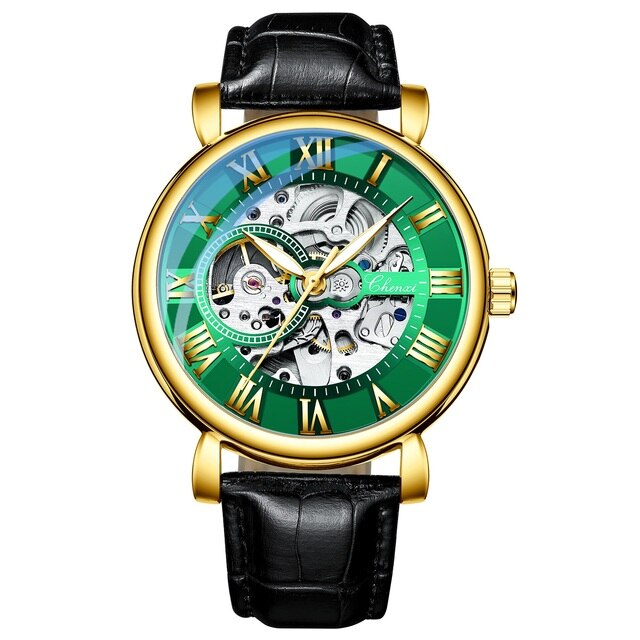 Cheno | Herreur - Gylden grøn - watches - {{ product_tags }