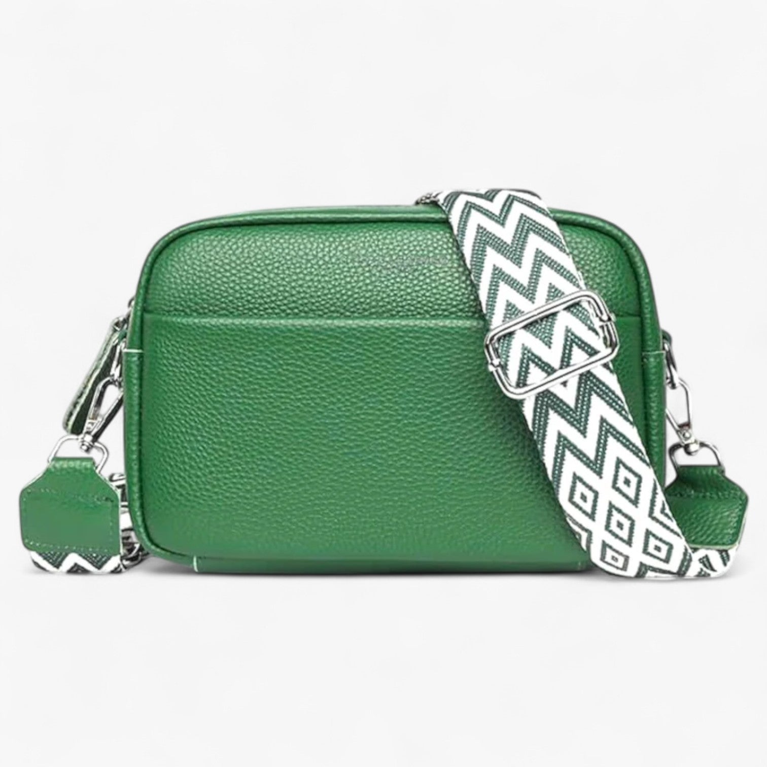 CrossbodyBag™ - Læder Dametaske - Grøn - bags - {{ product_tags }