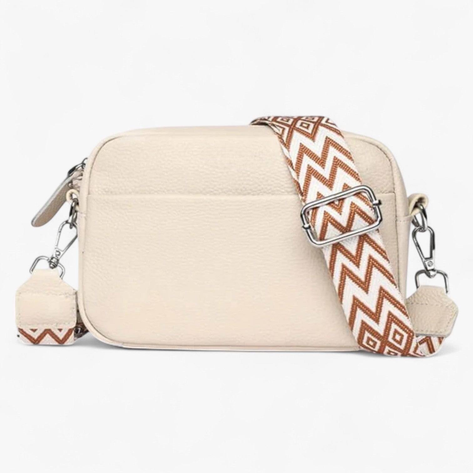 CrossbodyBag™ - Læder Dametaske - Beige (Kun 3 på lager) - bags - {{ product_tags }