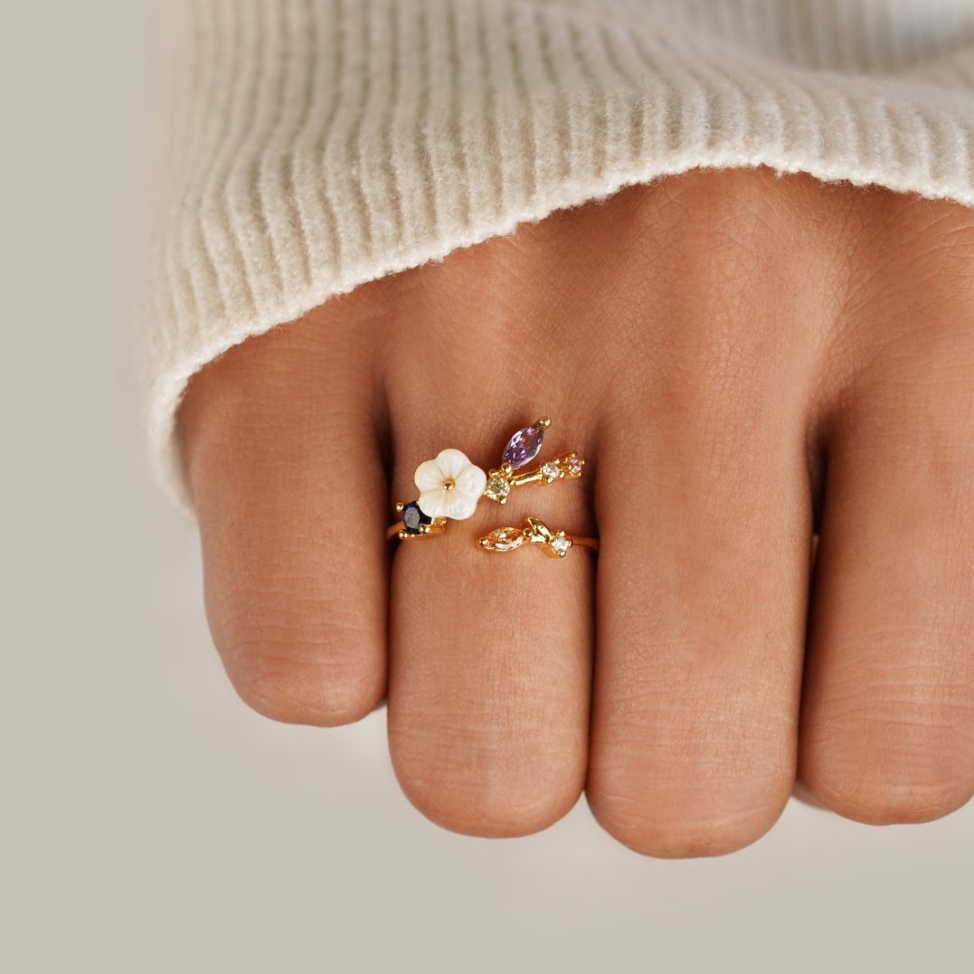 Antira Blomster Ring - - women's fashion - {{ product_tags }