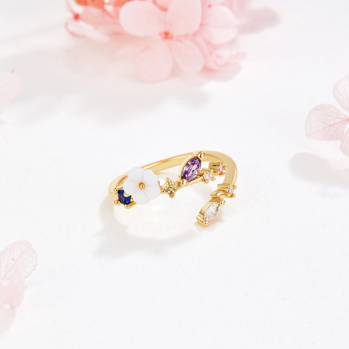 Antira Blomster Ring - - women's fashion - {{ product_tags }