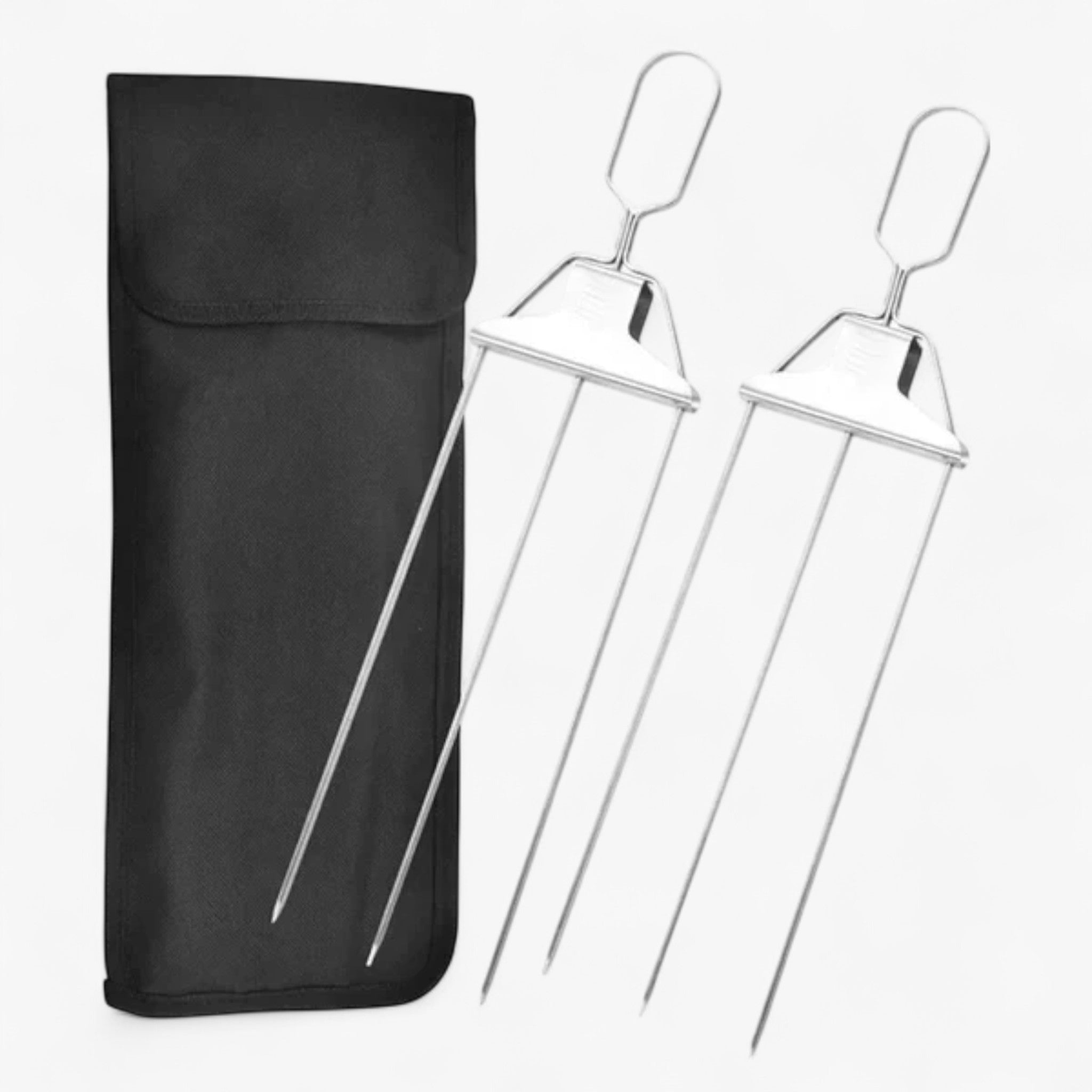 SkewGril | 3-vej Grillspyd | Rustfrit Stål - - SkewGril | 3-vej Grillspyd | Rustfrit Stål - €25 - {{ product_tags }