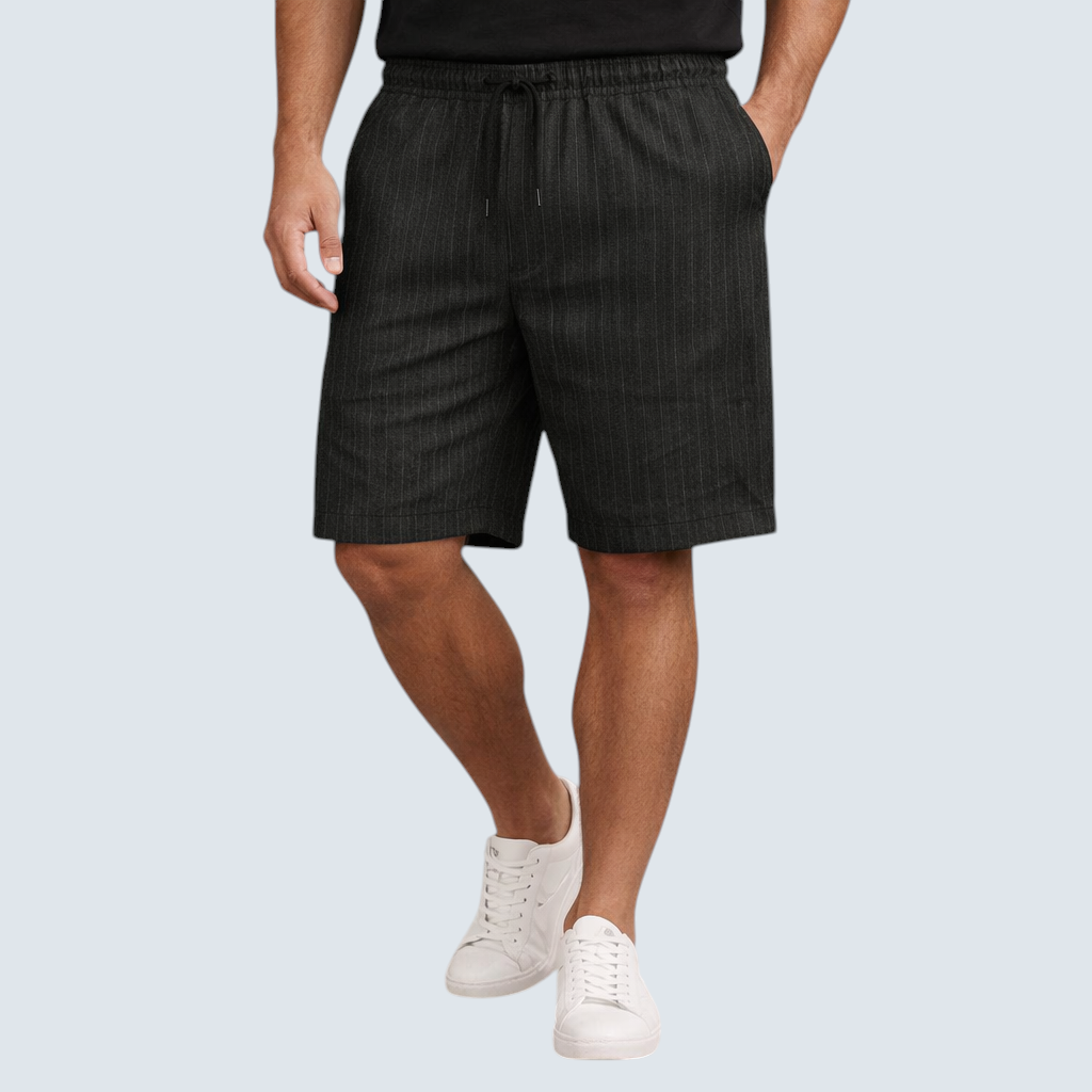 Korte Hør Herrebukser, Regular Fit, Åndbar, Sommer, Casual