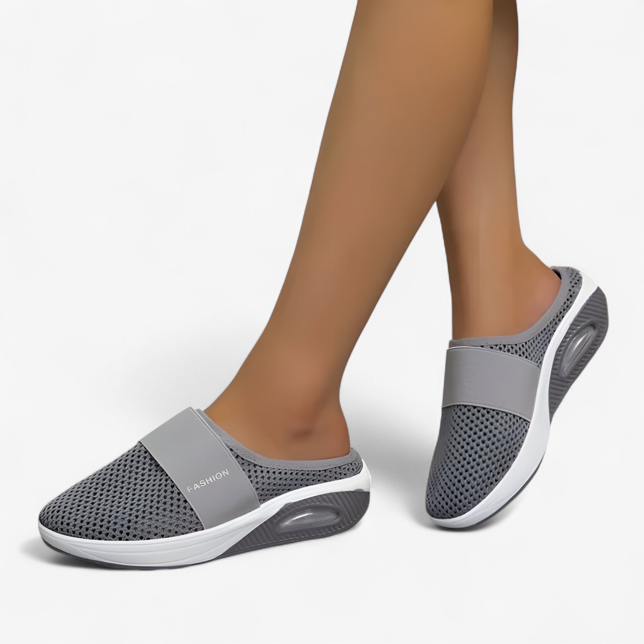 Freja | Komfortable Sko – Lethed og Friskhed til Hverdagens Skridt - Mørkegrå - shoes - {{ product_tags }