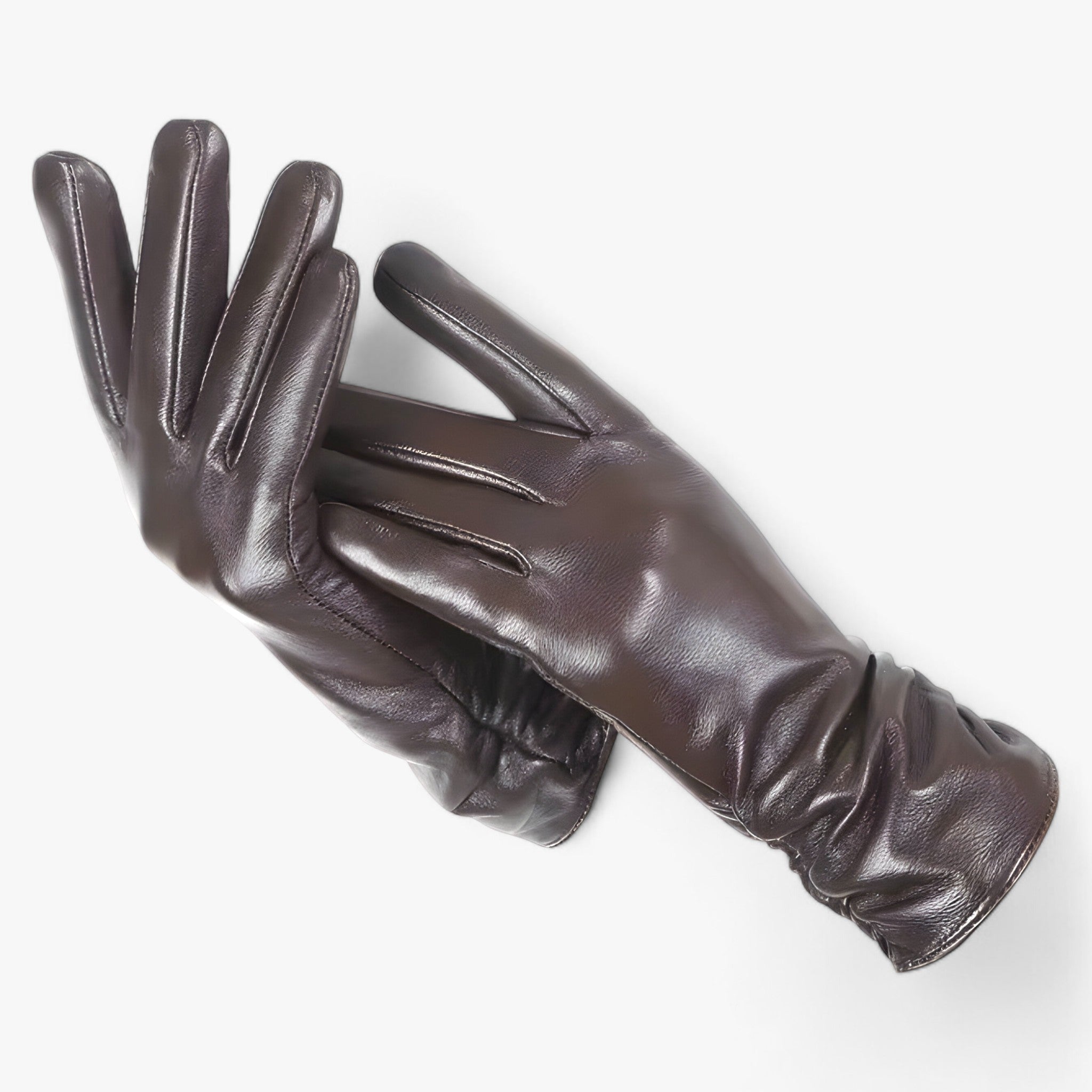 Gia | Skindhandsker til kvinder - Klassisk stil og vinterbeskyttelse - Mørkebrun - Gia | Skindhandsker til kvinder - Klassisk stil og vinterbeskyttelse- €25 - {{ product_tags }