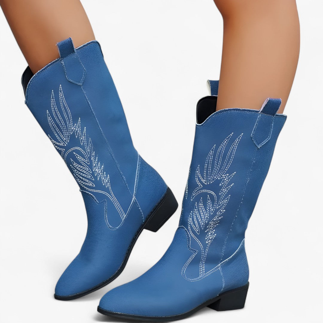 Rosana | Metalliserede cowboystøvler - - Rosana | Metalliserede cowboystøvler - €25 - {{ product_tags }