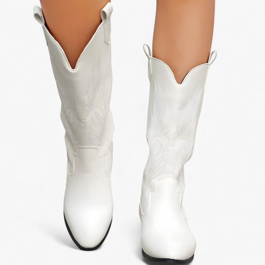 Rosana | Metalliserede cowboystøvler - - Rosana | Metalliserede cowboystøvler - €25 - {{ product_tags }