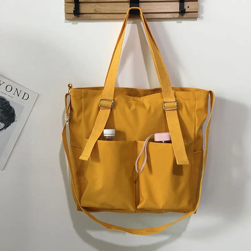 Aurelia - Vandtæt stor canvas tas - Gul - Aurelia - Vandtæt stor canvas tas - €25 - {{ product_tags }