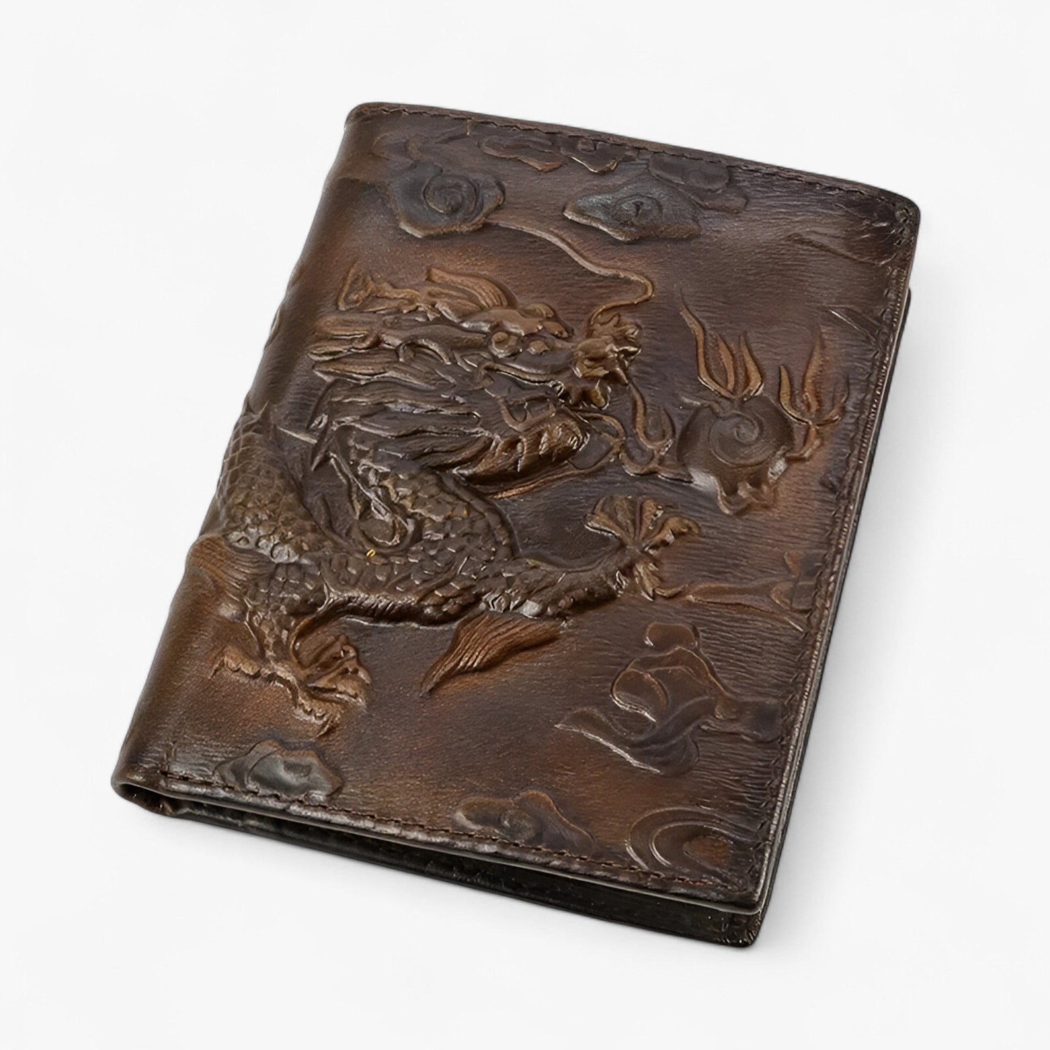 Bifold tegnebog – Vintage og holdbar - dragon-shu - bags - {{ product_tags }