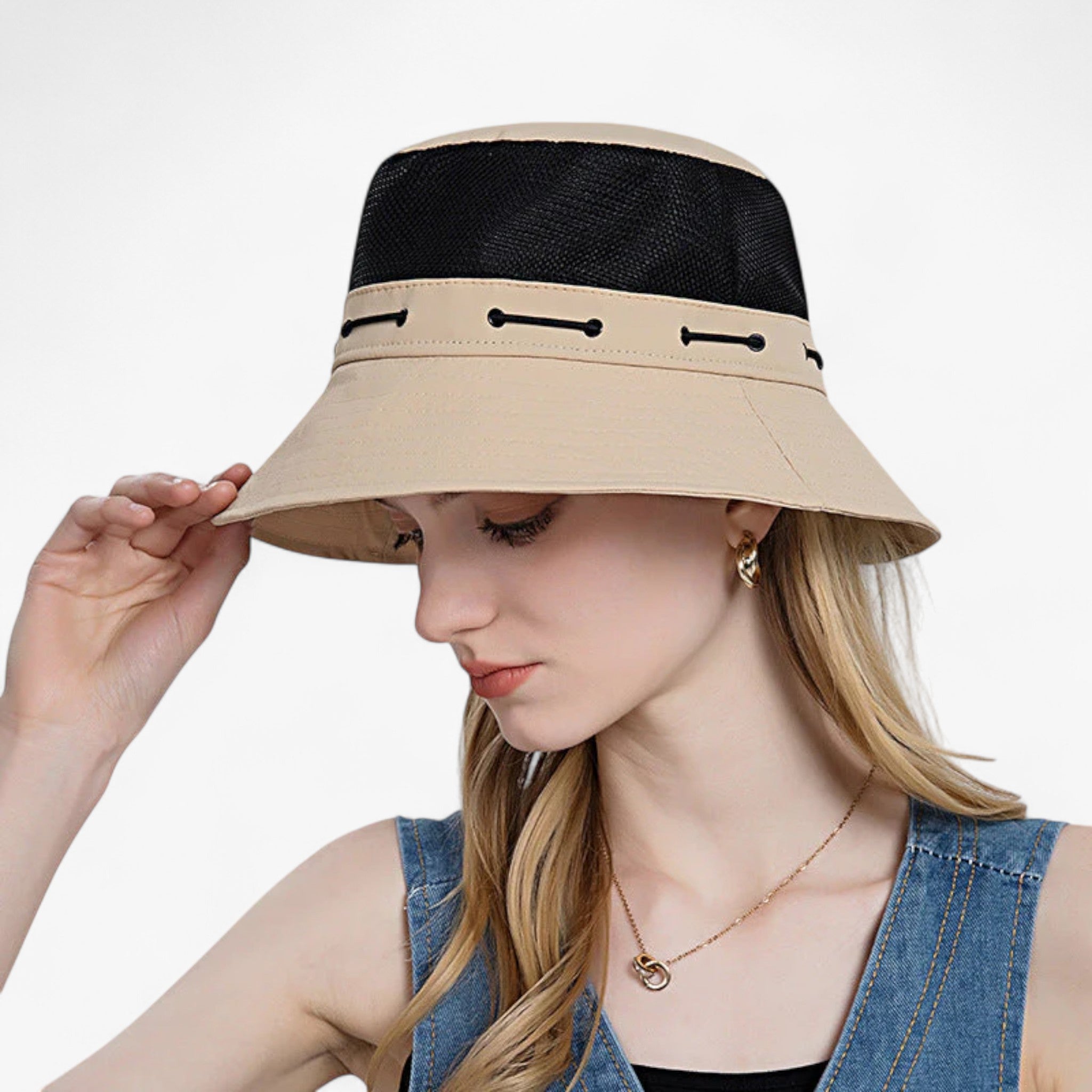 Veala | Åndbar solhat - Beige - other - {{ product_tags }