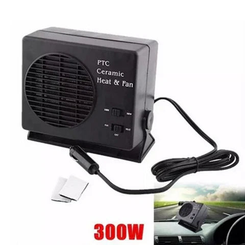 Bærbar Keramisk Bilvarmer 300W - 12V Hurtig Afisning Blæser - - Winter Gadgets - {{ product_tags }