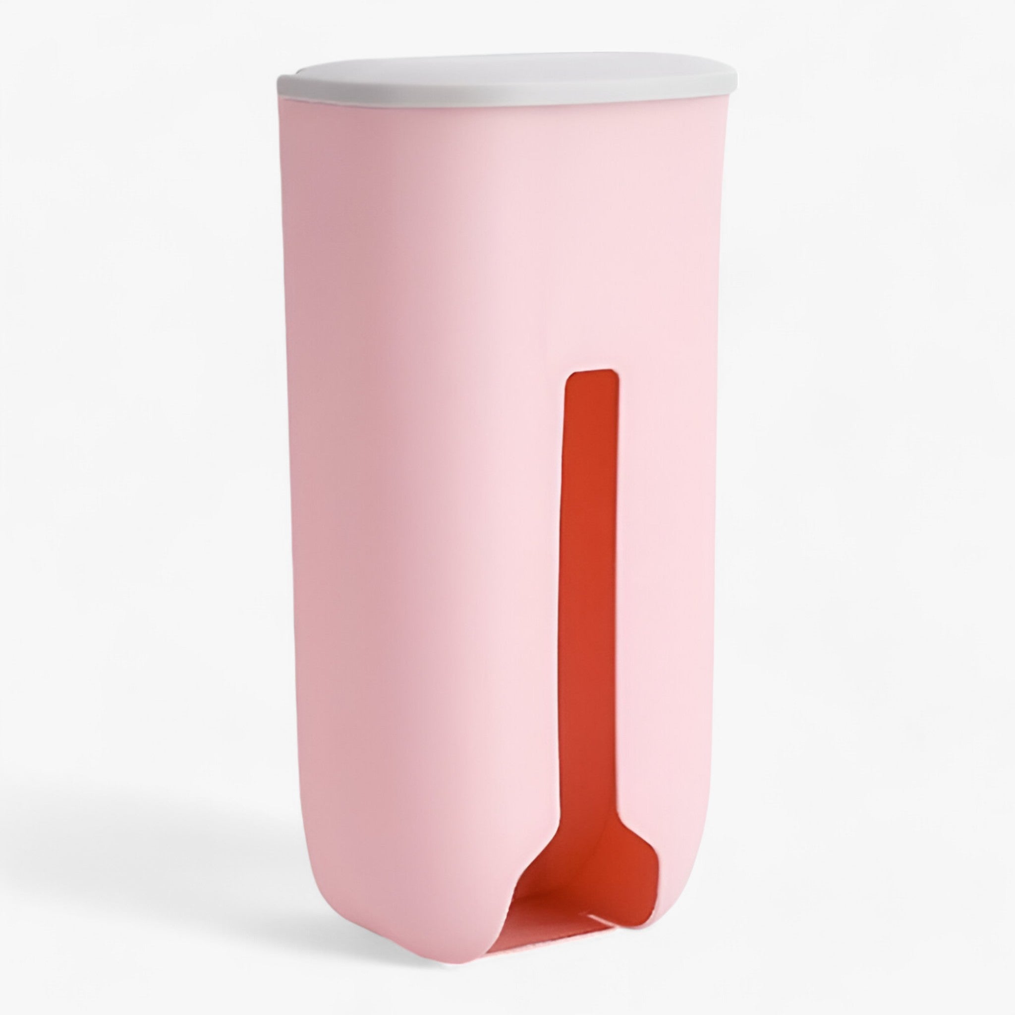 Køkkenregal | Opbevaringskasse til plastposer - Væghængt organizer - Rosa - house & garden - {{ product_tags }