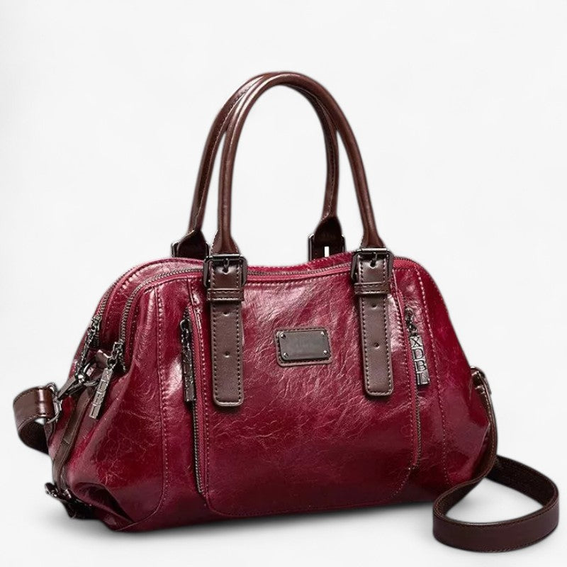 Lædertaske - Marja - Rød - bags - {{ product_tags }