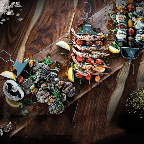 SkewGril | 3-vej Grillspyd | Rustfrit Stål - - SkewGril | 3-vej Grillspyd | Rustfrit Stål - €25 - {{ product_tags }