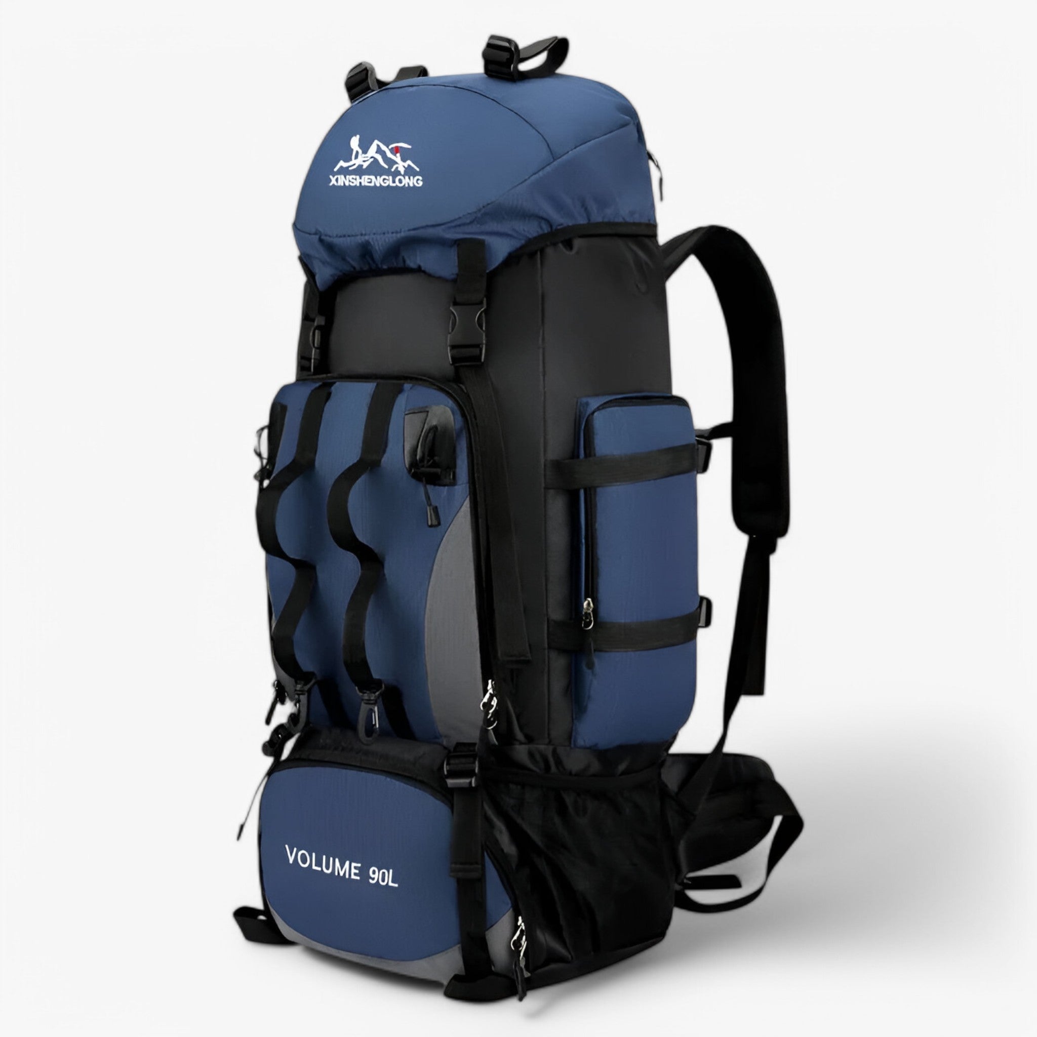 Vandtæt rygsæk til vandreture og camping - Mørkeblå - bags - {{ product_tags }