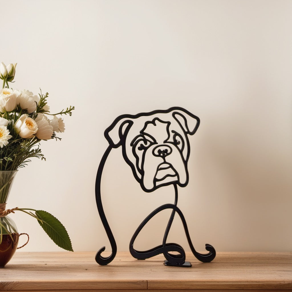 Samisa - Abstrakte hundeskulpturer - Engelse Bulldog - house & garden - {{ product_tags }
