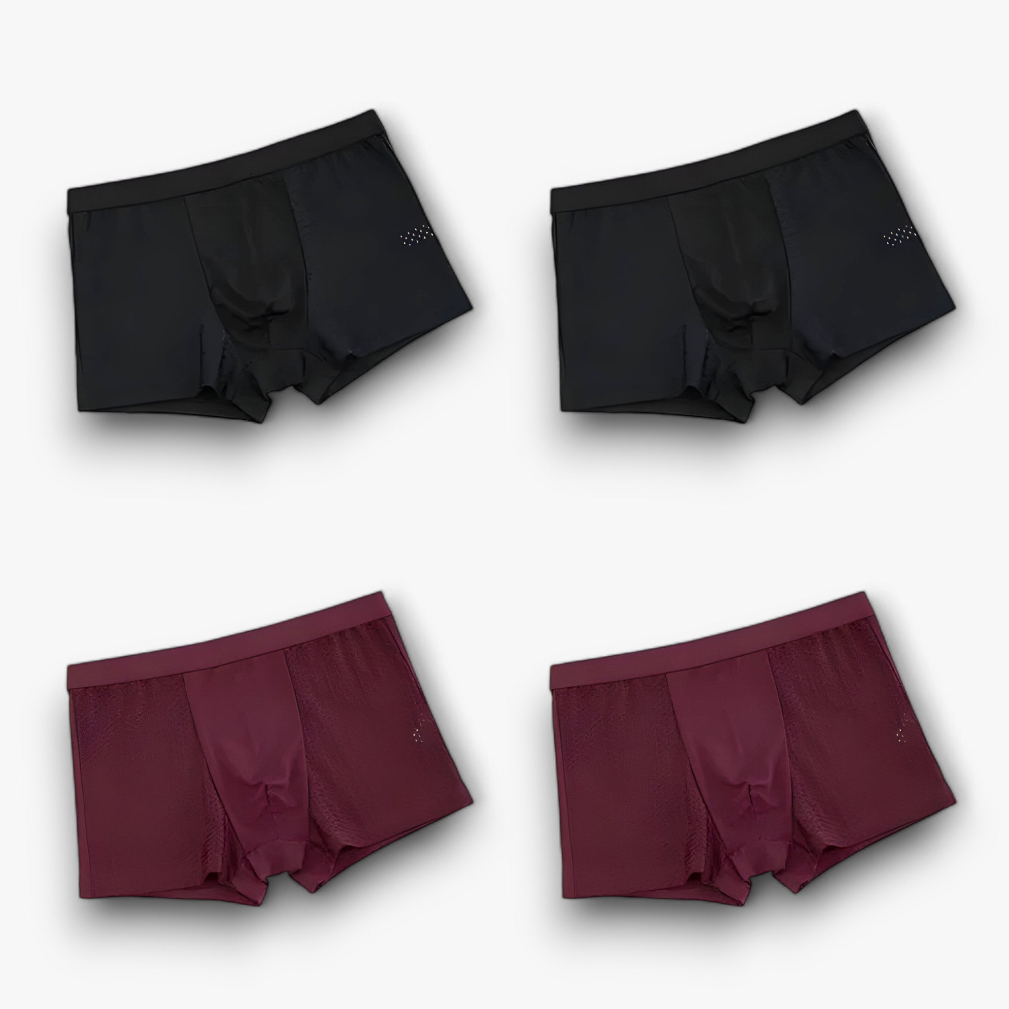 Aiden | Classic Boxer Pants - Boxershorts til mænd med ubesværet appel (4+4 GRATIS) - 2 sorte 2 lilla - men's fashion - {{ product_tags }