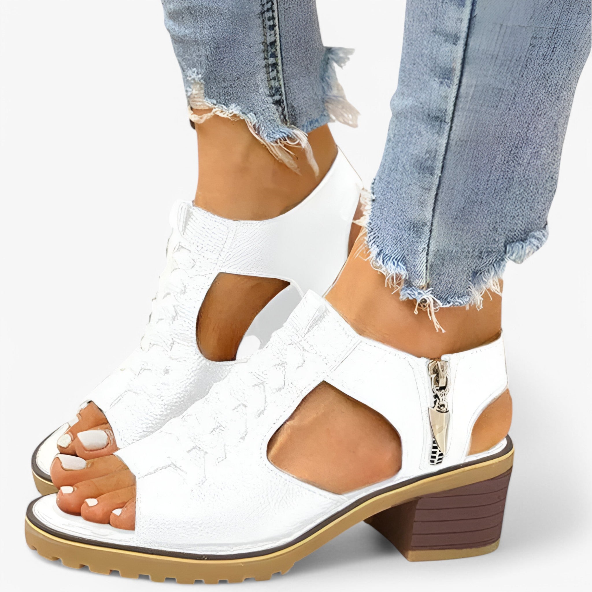 Sara | Sandaler til kvinder - Hvid - women's fashion - {{ product_tags }