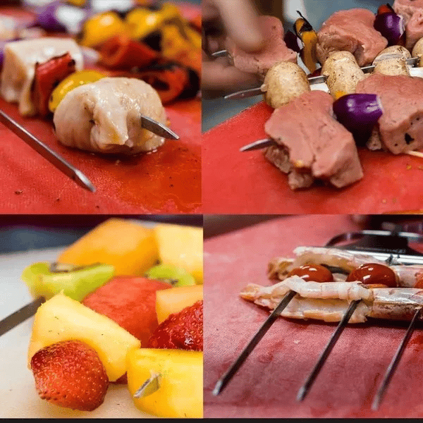 SkewGril | 3-vej Grillspyd | Rustfrit Stål - - SkewGril | 3-vej Grillspyd | Rustfrit Stål - €25 - {{ product_tags }