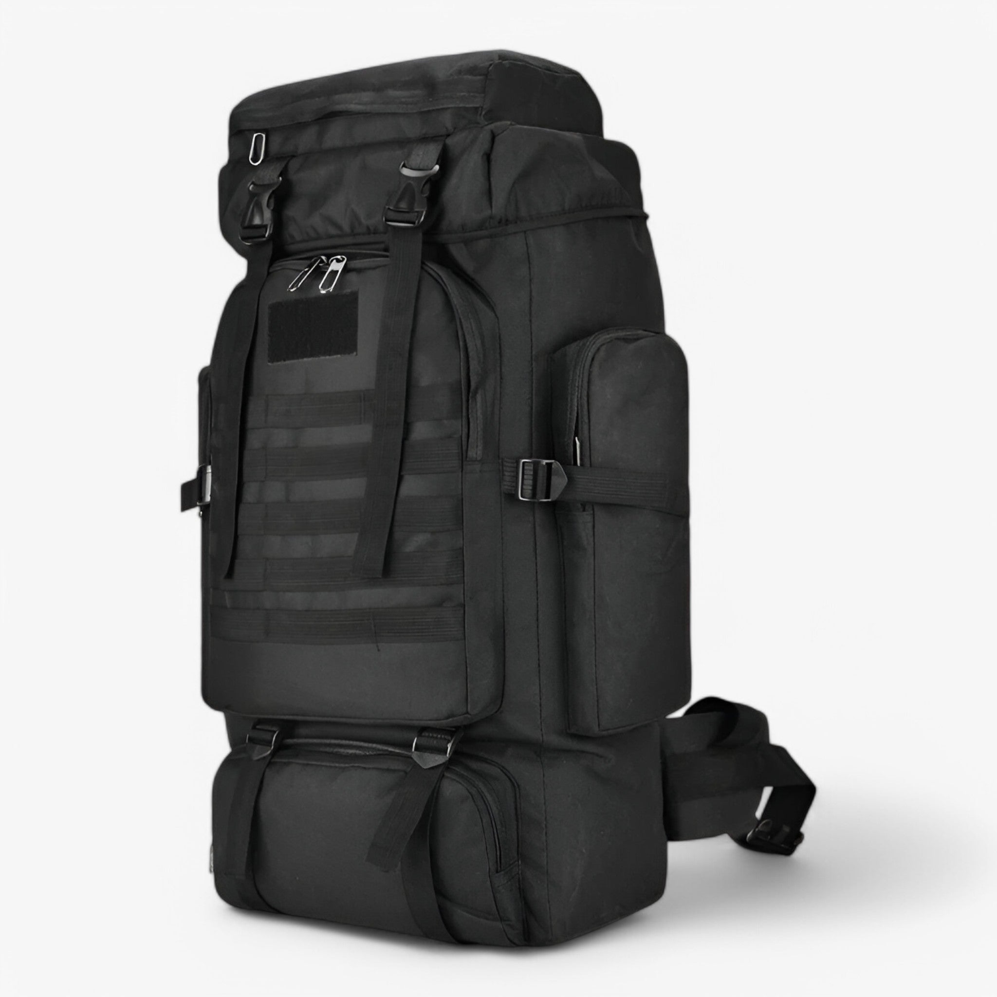Stor taktisk rygsæk 80L/100L – Vandbestandig og holdbar - Sort - bags - {{ product_tags }