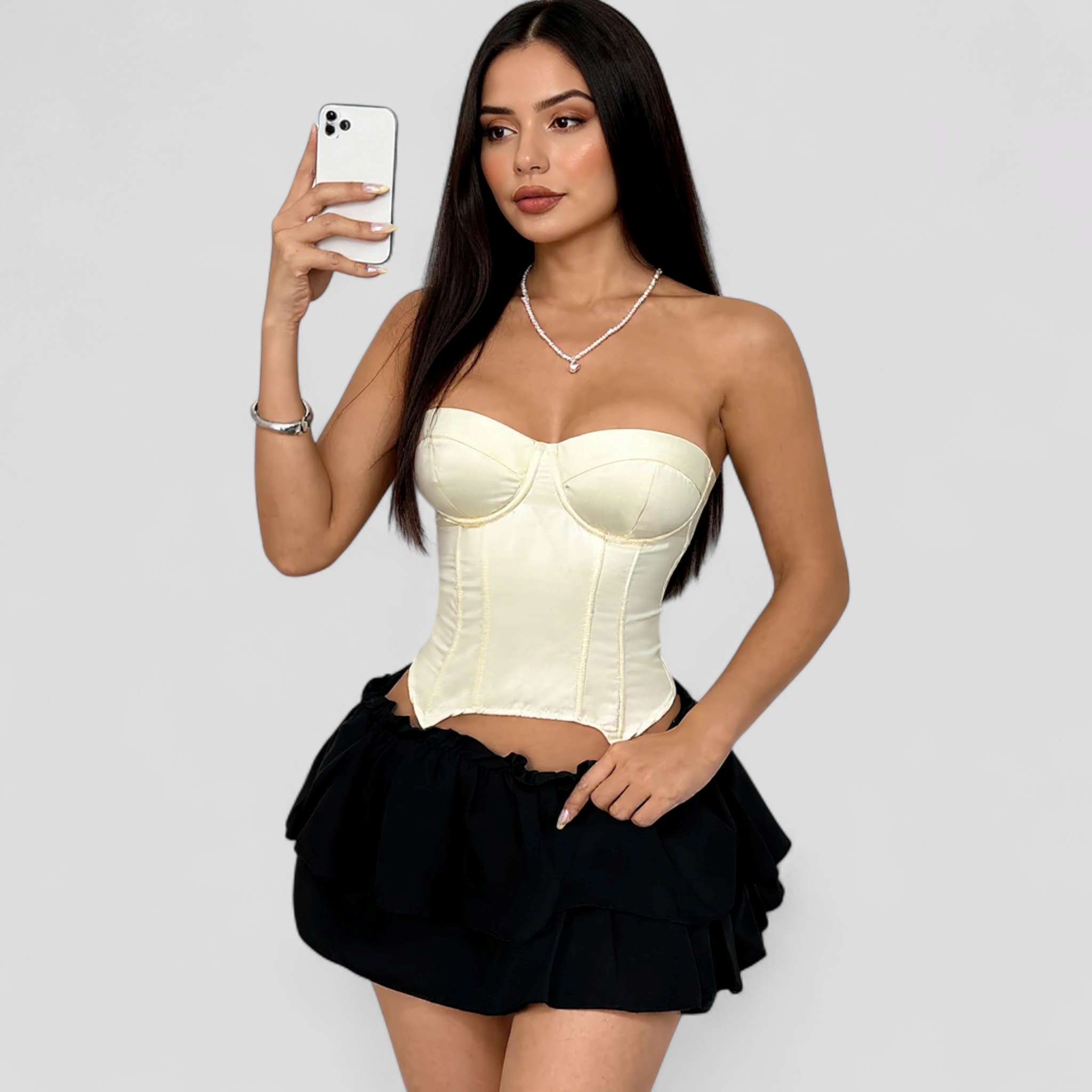 Violette™ - Polyester bustier - - women's fashion - {{ product_tags }