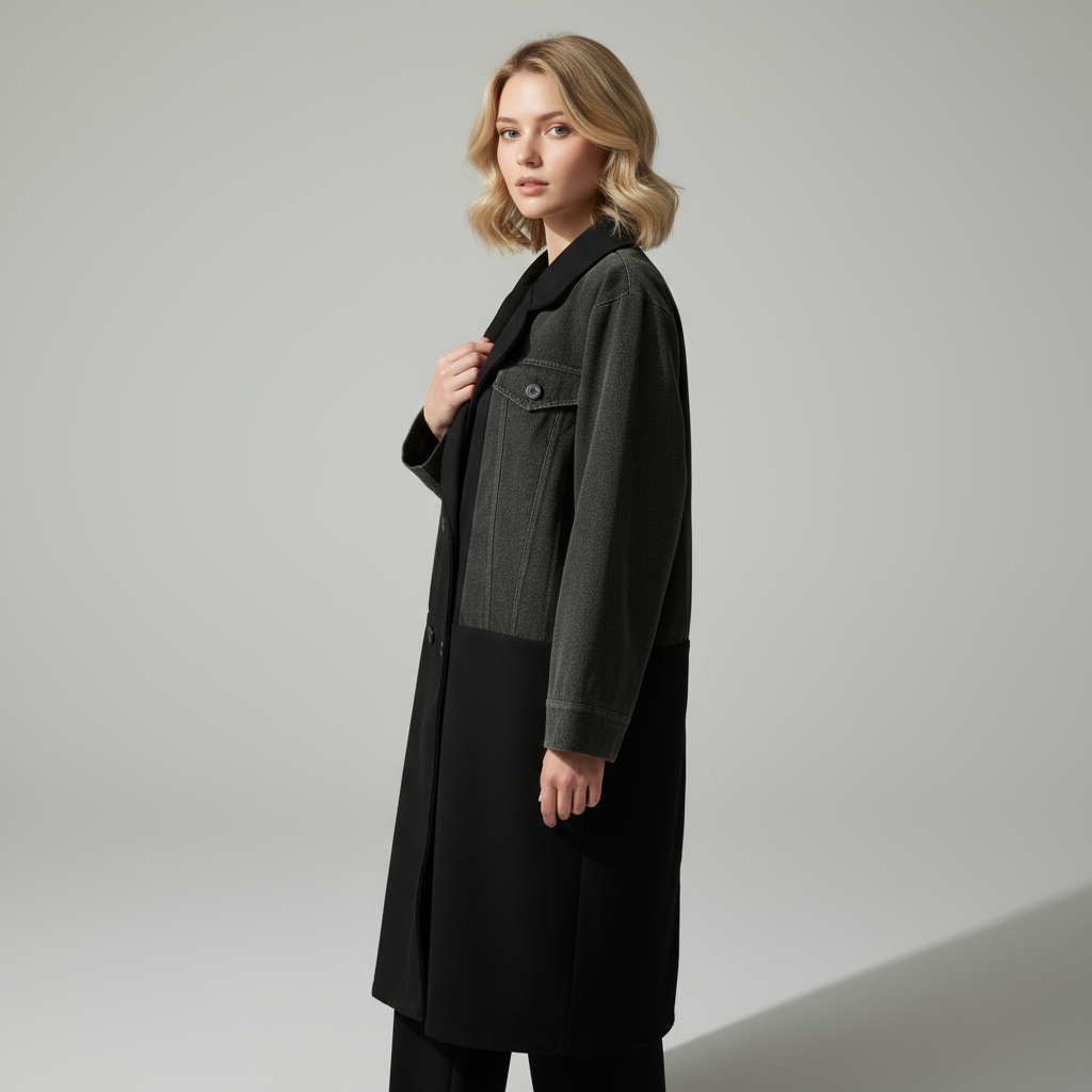 Anette | Dame Elegant Lang Frakke - - Damefrakker og jakker - {{ product_tags }