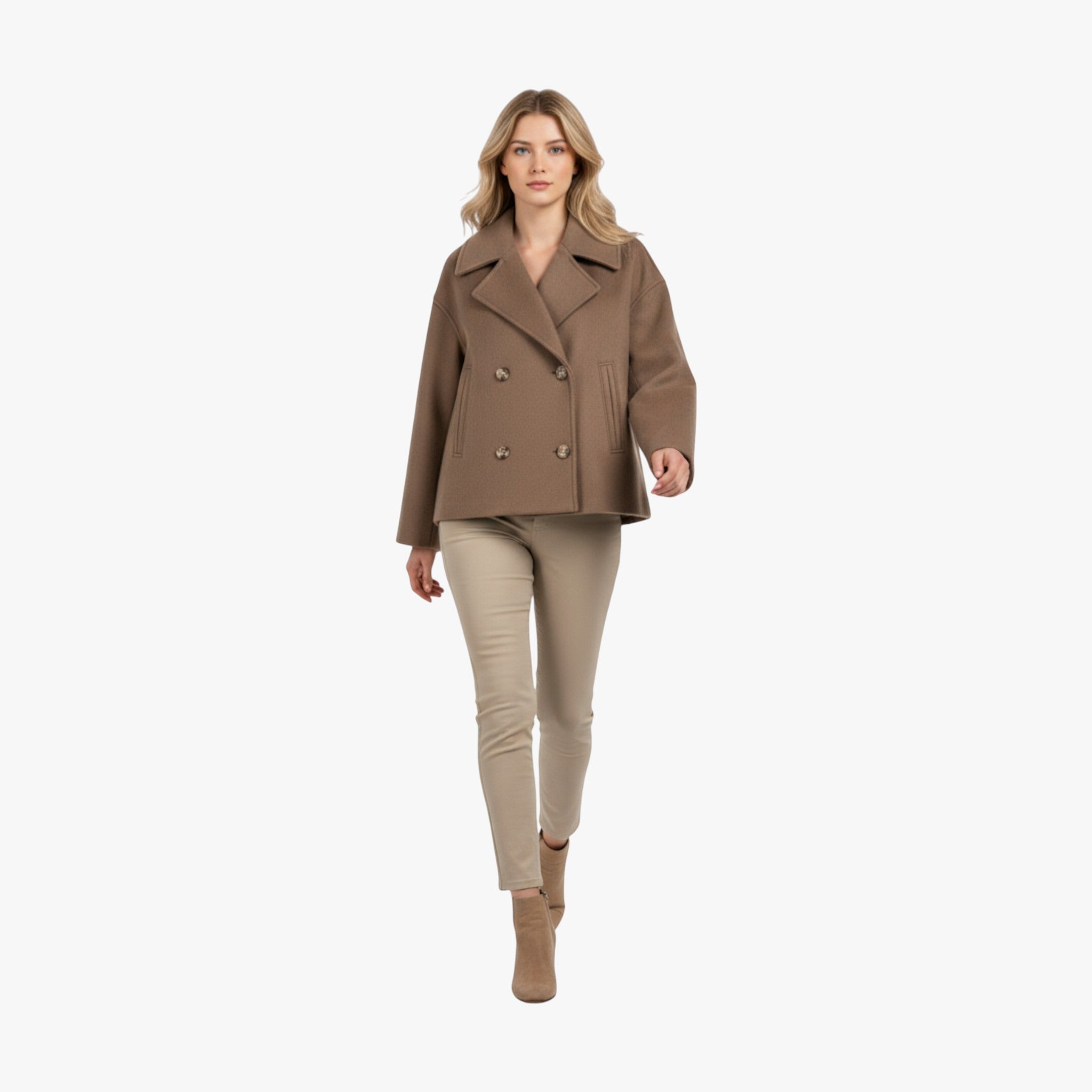 Estelle | Kort uldjakke – Elegant varme - - coats - {{ product_tags }