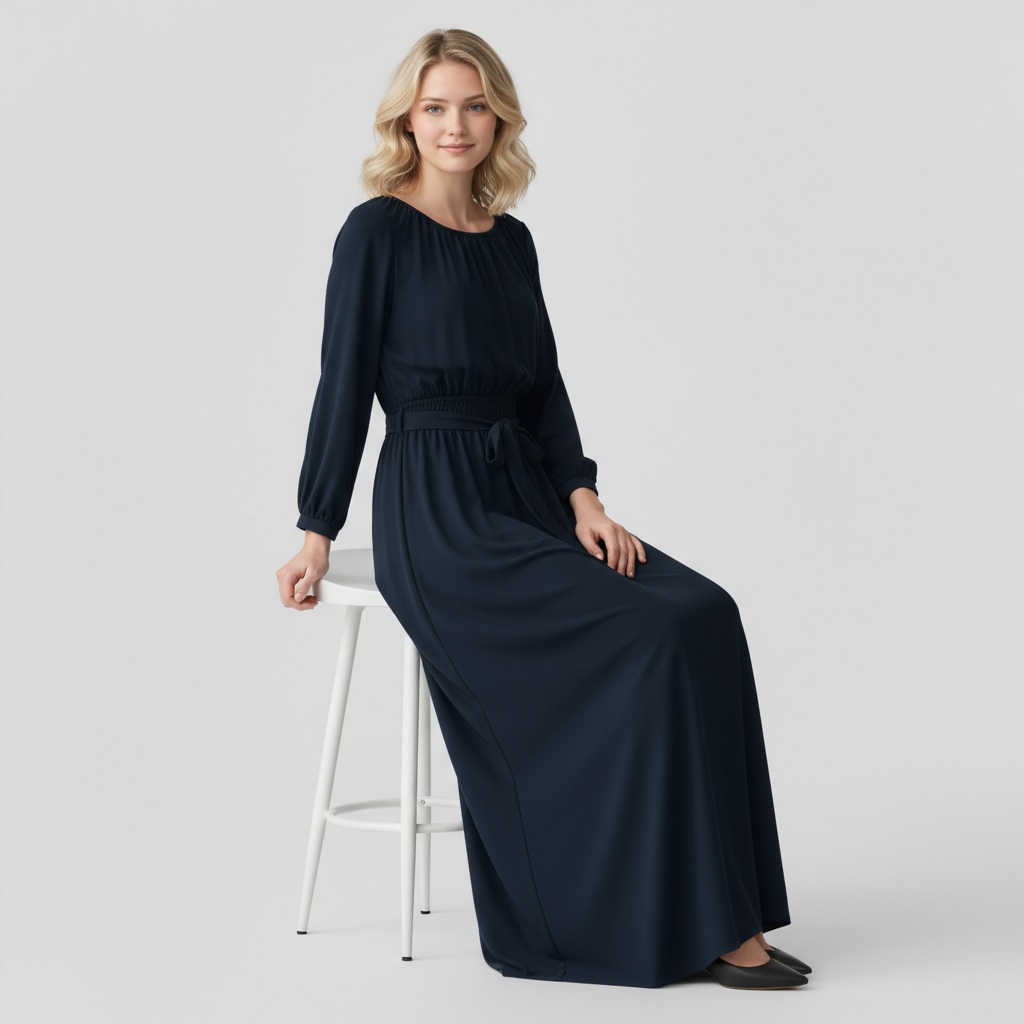 Clara | Elegant Maxikjole med bælte - - Clara | Elegant Maxikjole med bælte- €25 - {{ product_tags }