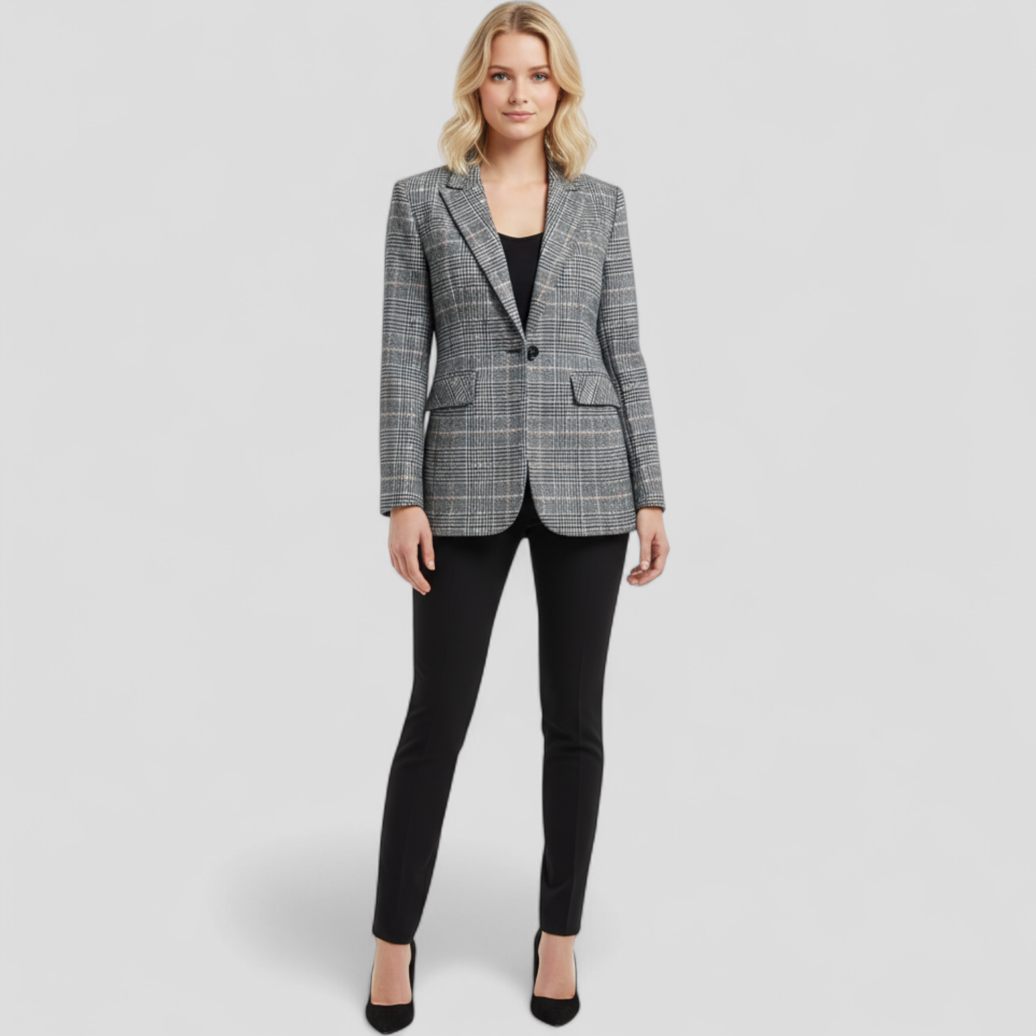 Quin | Blazer Jakke med Mønster - - Blazere - {{ product_tags }