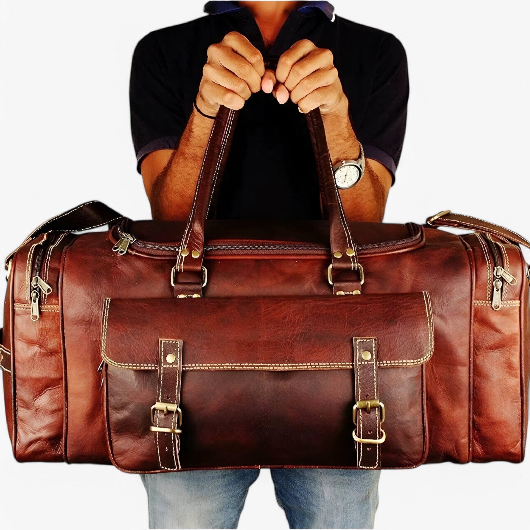 Traveler | Stilfuld og rummelig Weekender Duffle - - bags - {{ product_tags }