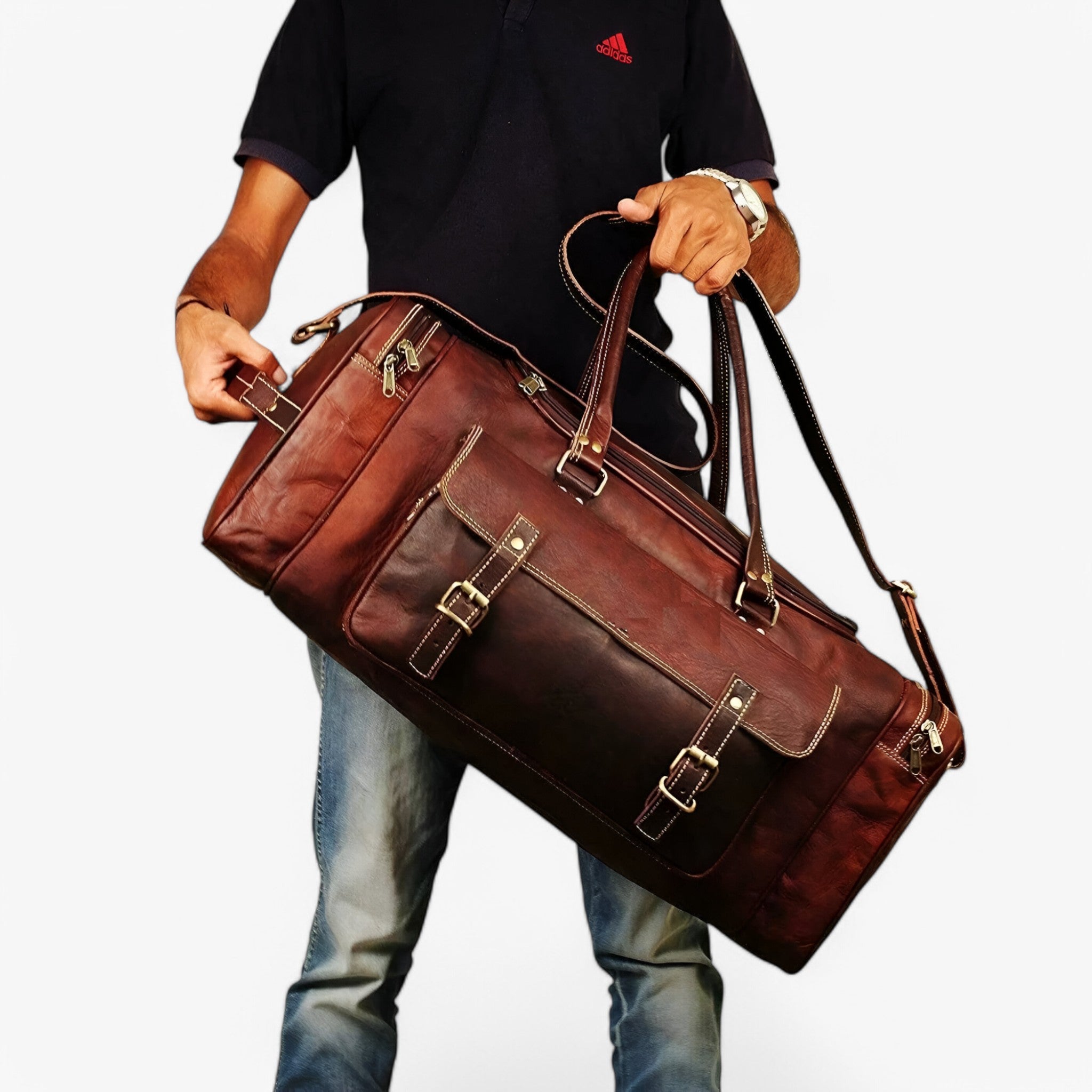 Traveler | Stilfuld og rummelig Weekender Duffle - - bags - {{ product_tags }