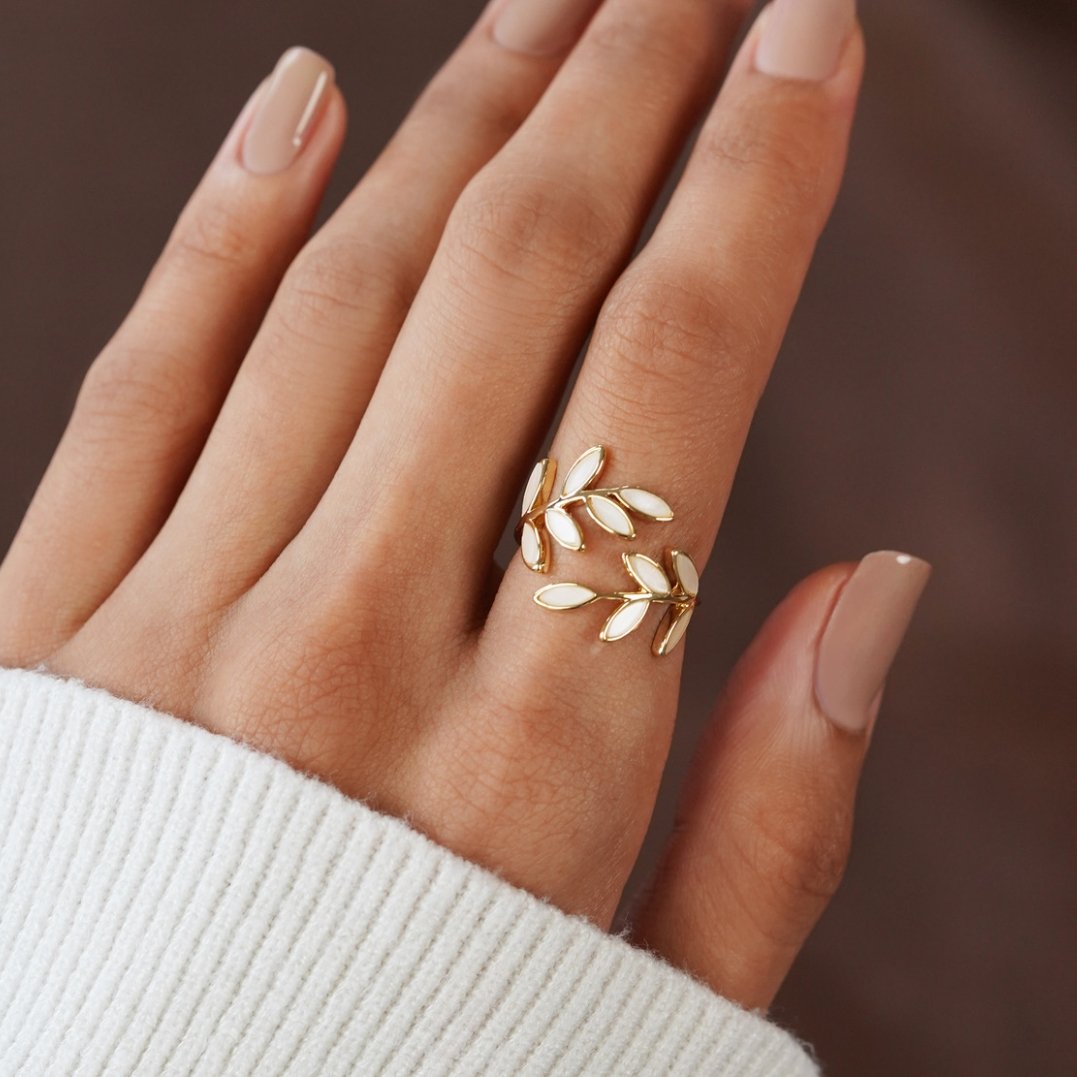 Ring i Guldblad - - watches - {{ product_tags }