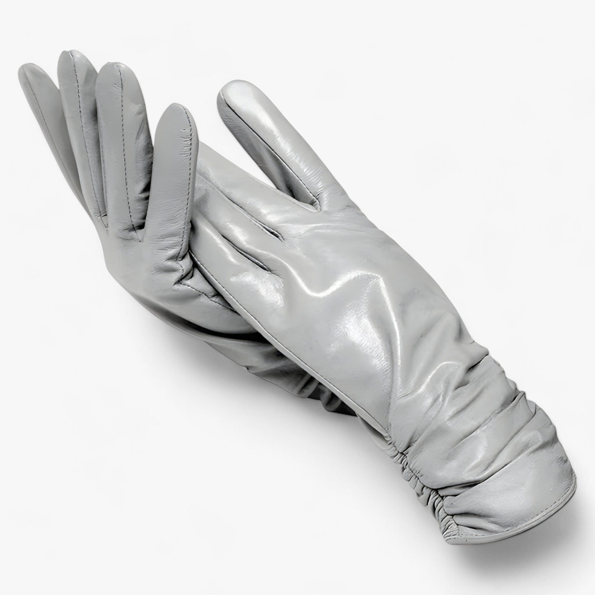 Gia | Skindhandsker til kvinder - Klassisk stil og vinterbeskyttelse - Grå - Gia | Skindhandsker til kvinder - Klassisk stil og vinterbeskyttelse- €25 - {{ product_tags }
