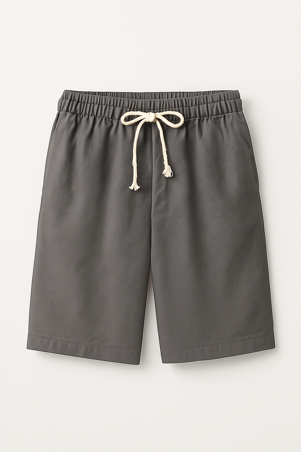 Aiden| Letvægttætte sommershorts i hør med snoretræk - Mørkegrå - Aiden| Letvægttætte sommershorts i hør med snoretræk - €25 - {{ product_tags }