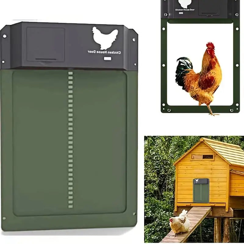Automatisk Hønselem til Hønsehus | Sikker og Tidsbesparende Løsning til Fjerkræ - Grøn - house & garden - {{ product_tags }
