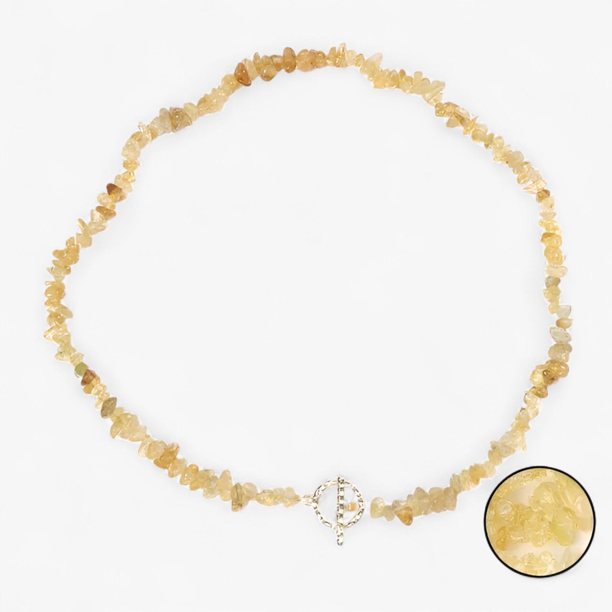 Bohemisk halssmykke med semipræcieuse sten, naturlige sten og stenperler - Citrin - Bohemisk halssmykke med semipræcieuse sten, naturlige sten og stenperler - €25 - {{ product_tags }