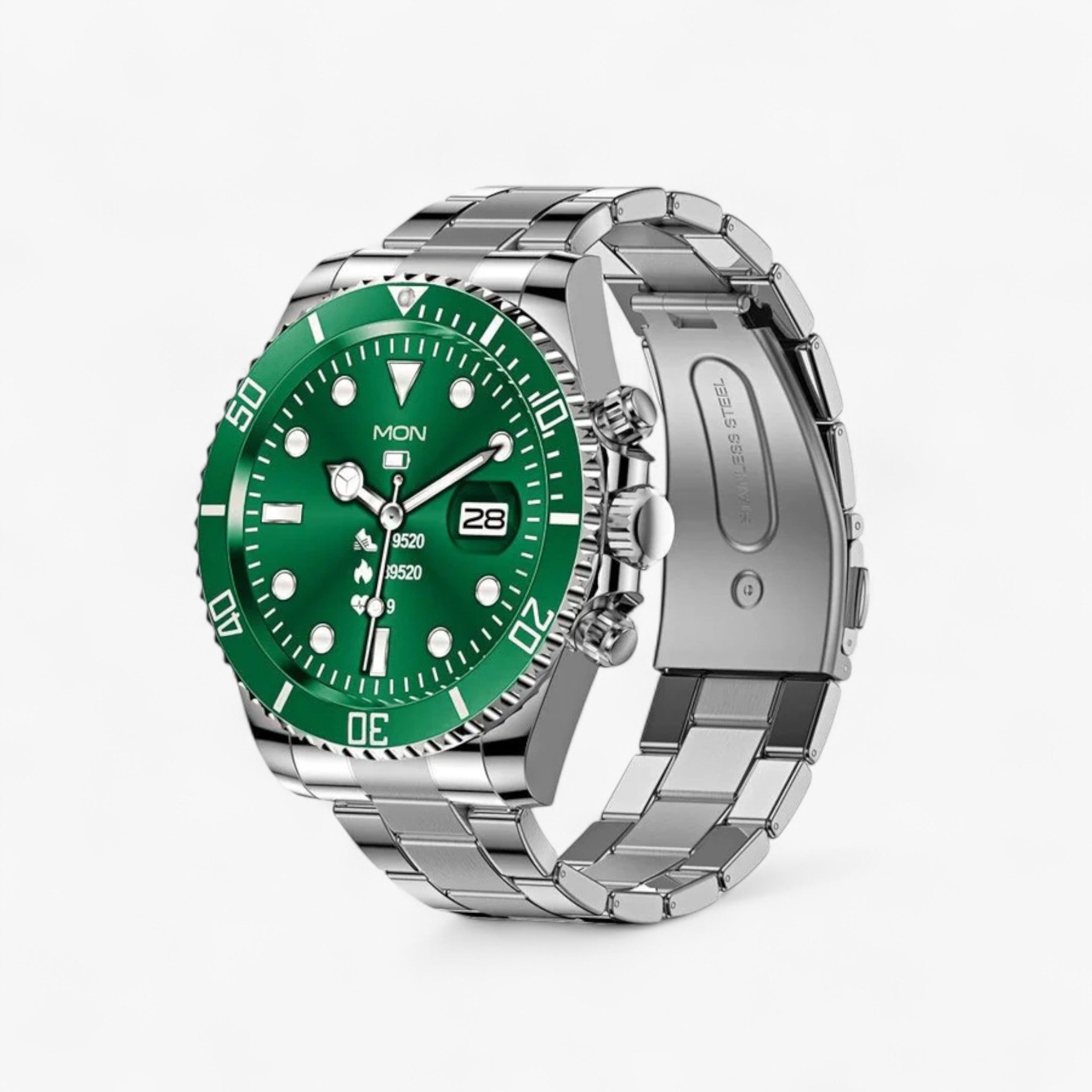 Hulk™ Smartwatch - Elegant med pulsmåler - Grøn - watches - {{ product_tags }