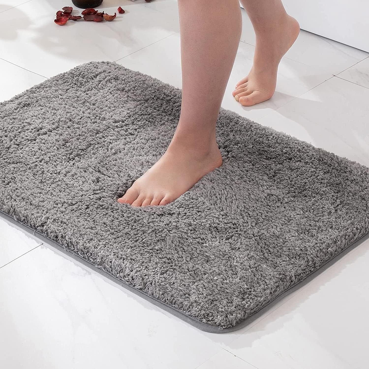 Badeforlægger i blød mikrofiber - skridsikker og absorberende - - Bath & Shower Mats - {{ product_tags }