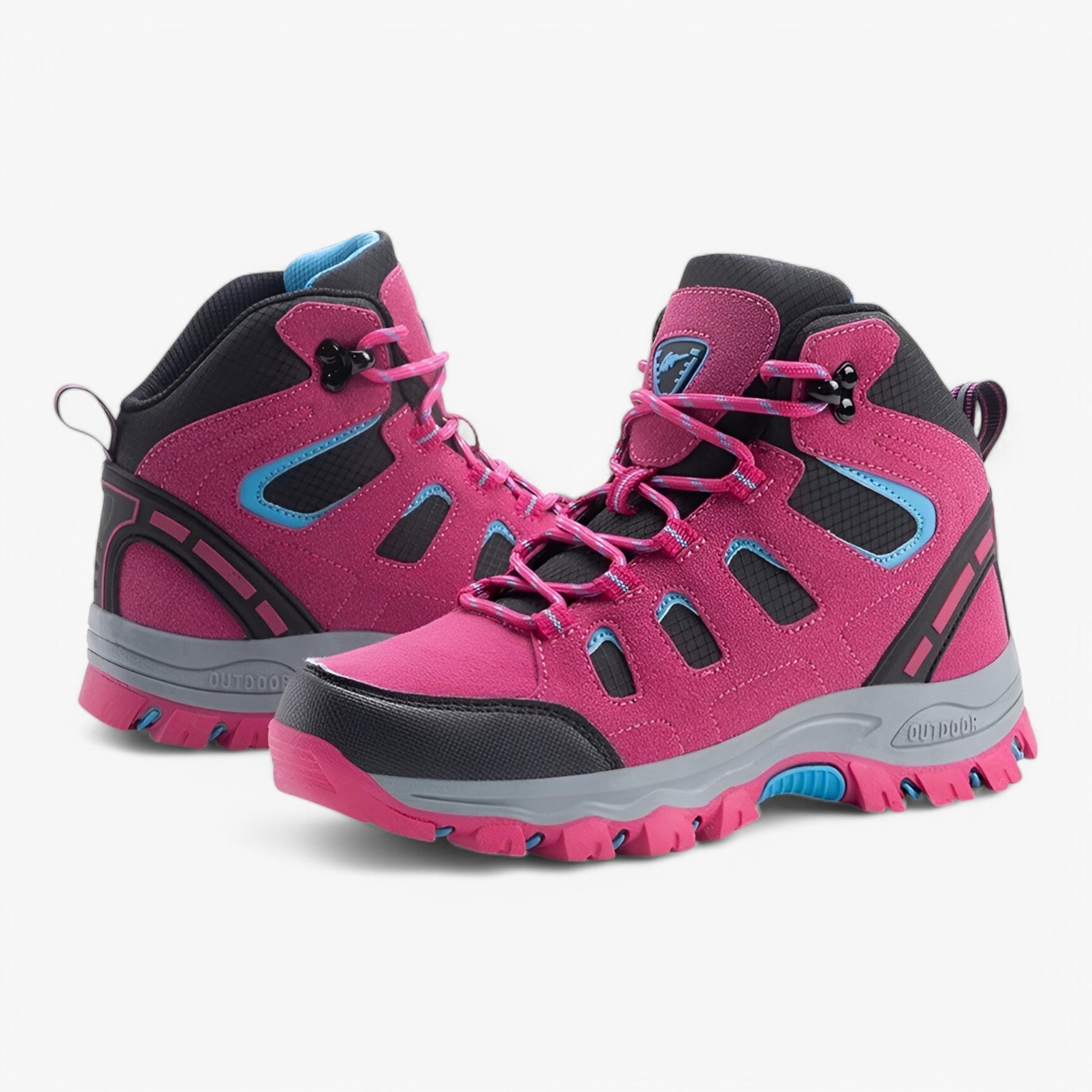 Vandrestøvler med skridsikre ydersåler - Rød Pink - Vandrestøvler med skridsikre ydersåler - €25 - {{ product_tags }
