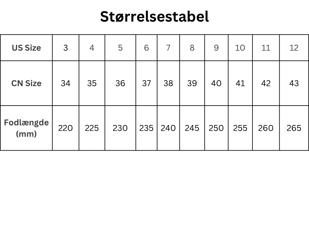 Size Guide