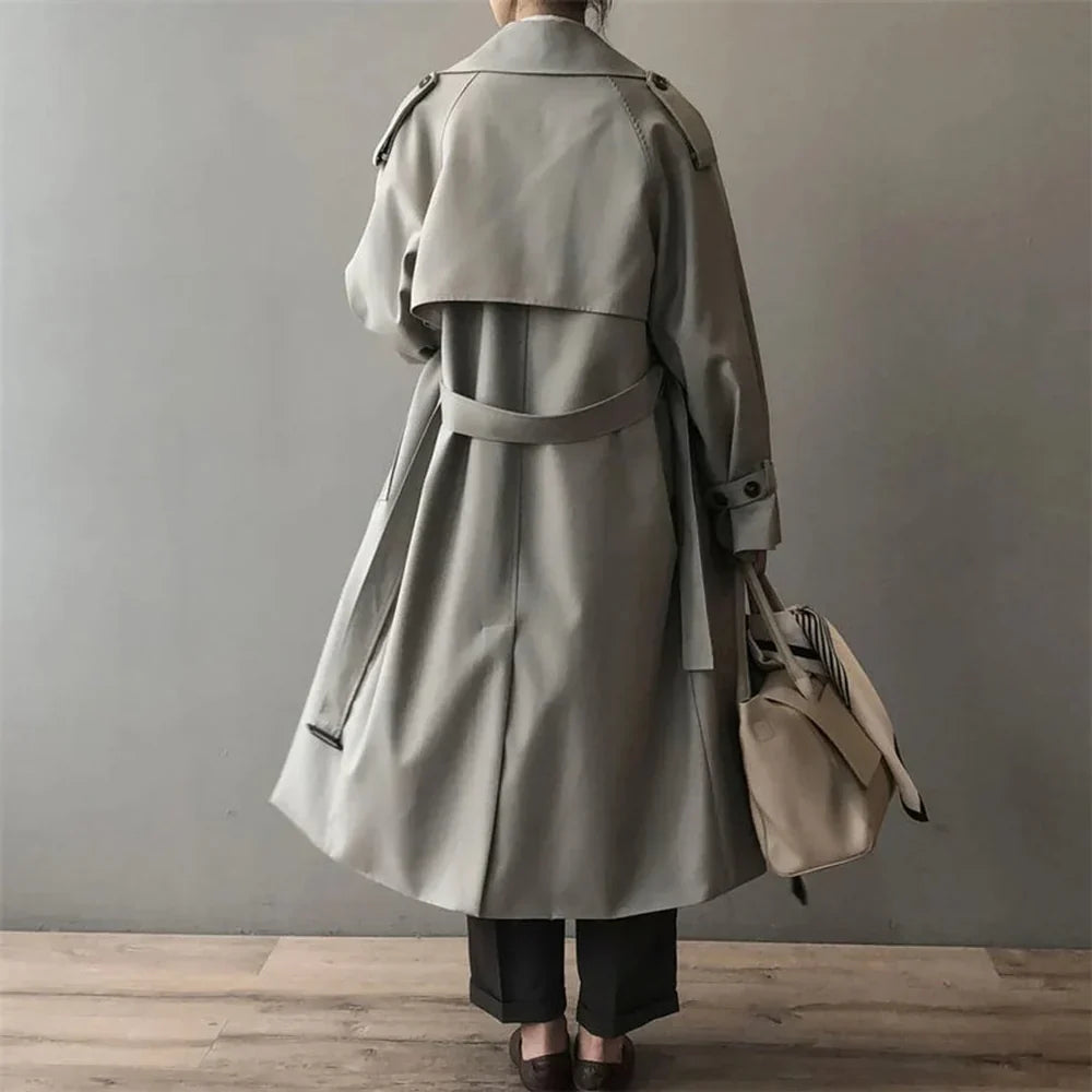 Damelang trenchcoat med revers-krave - - Coat - {{ product_tags }