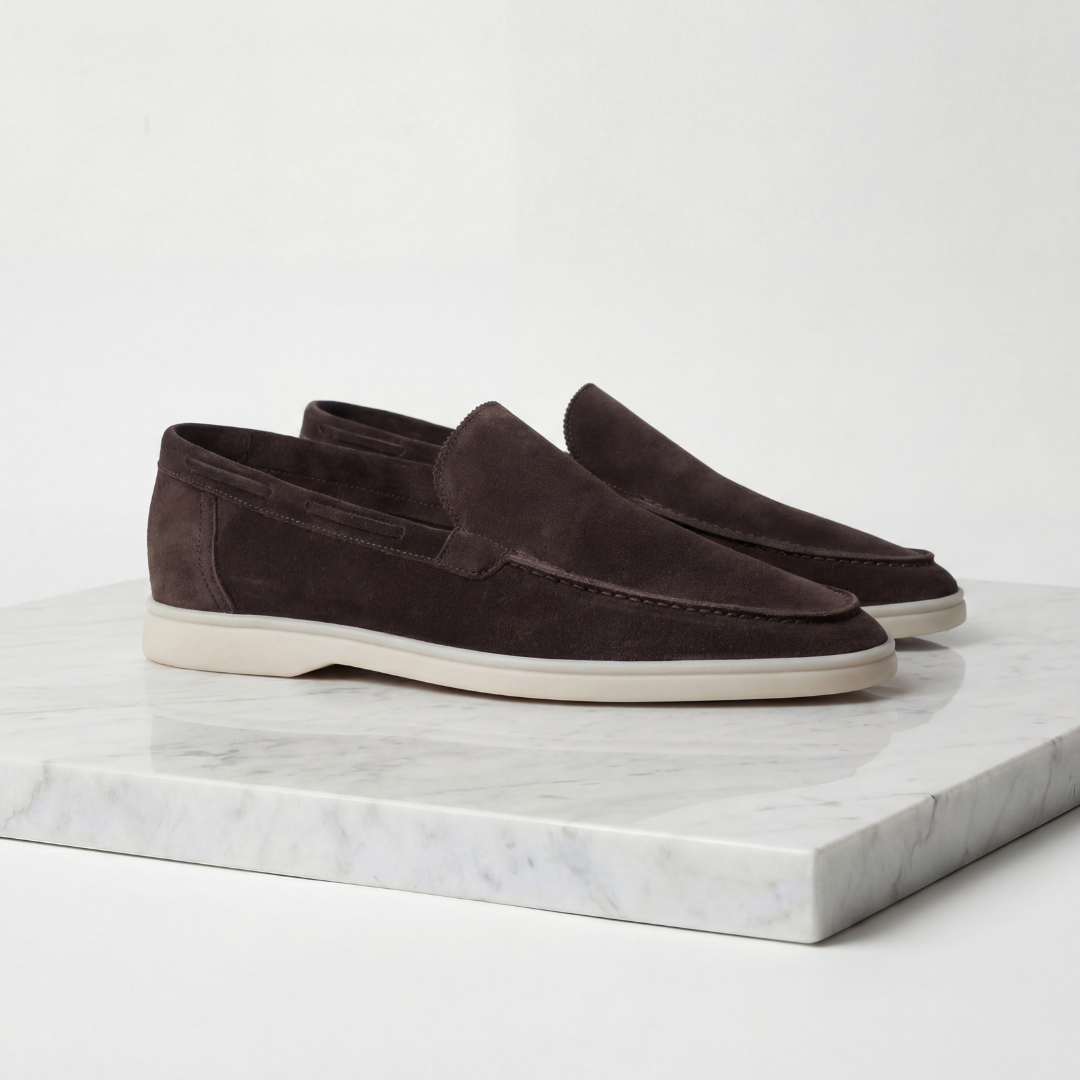 Elegante Herre Loafers i Ruskind - Klassisk & Alsidig Stil - Donker Bruin - men loafers - {{ product_tags }