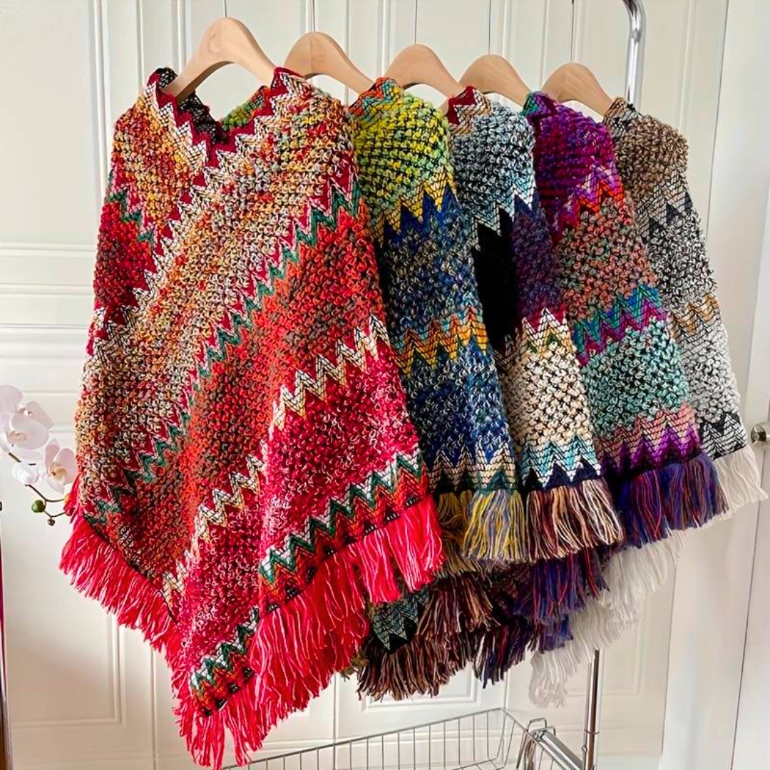 Louisa | Boho-inspireret poncho til kvinder - - women's fashion - {{ product_tags }